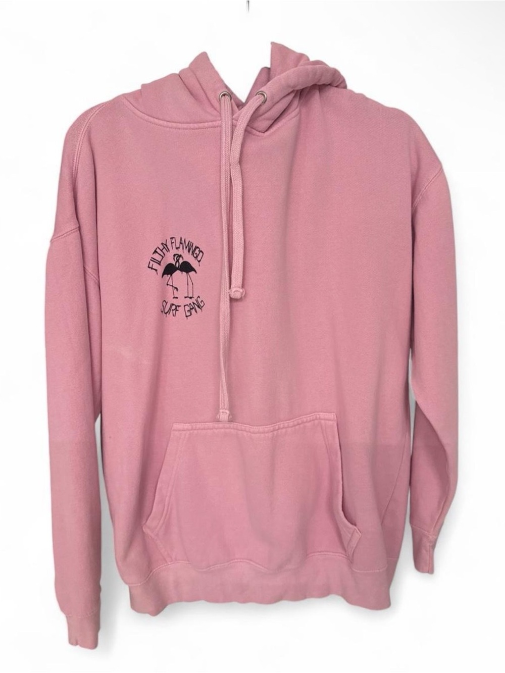 Filthy Flamingo Surf Gang Pink Hoodie